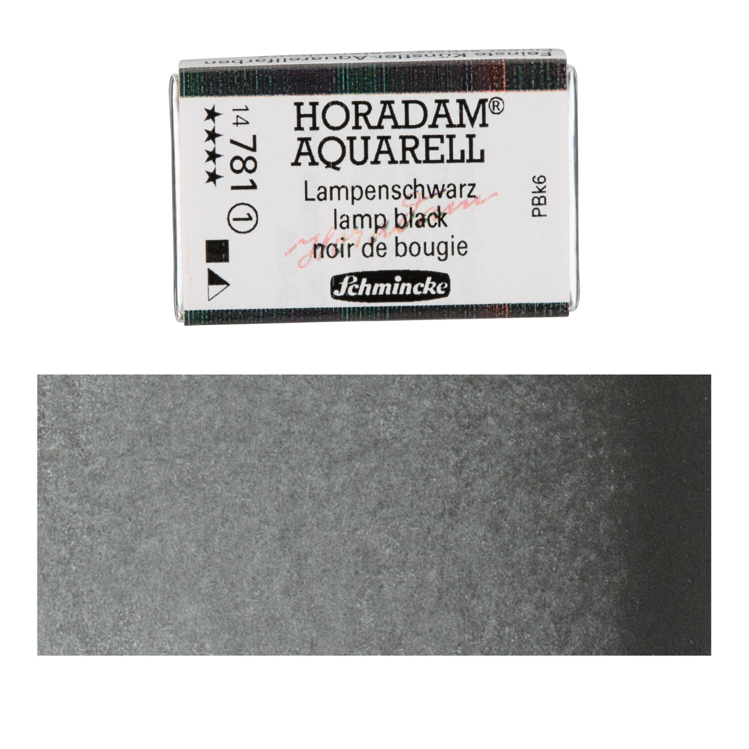 Horadam Aquarell, Lampenschwarz 1/1 Npfchen