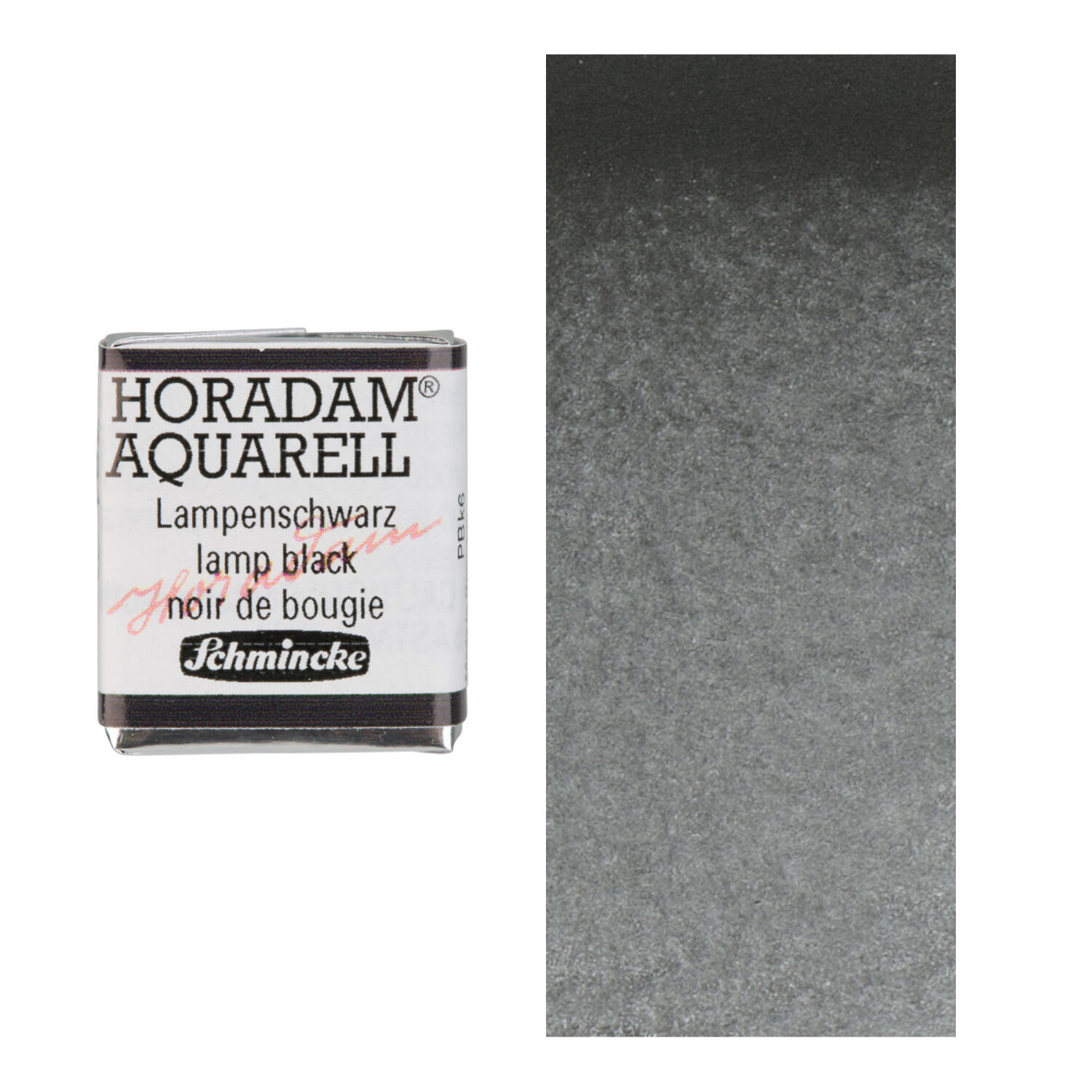 Horadam Aquarell 1/2 Npfchen, Lampenschwarz
