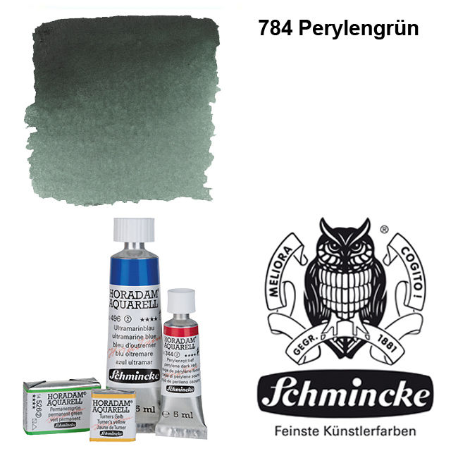 HORADAM AQUARELL, Perylengrn, Tube 5ml