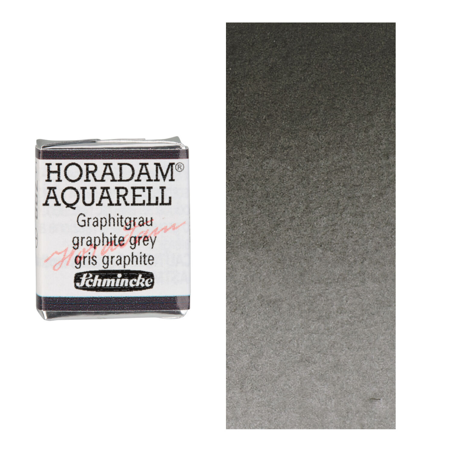 Horadam Aquarell, 1/2 Npfchen, Graphitgrau