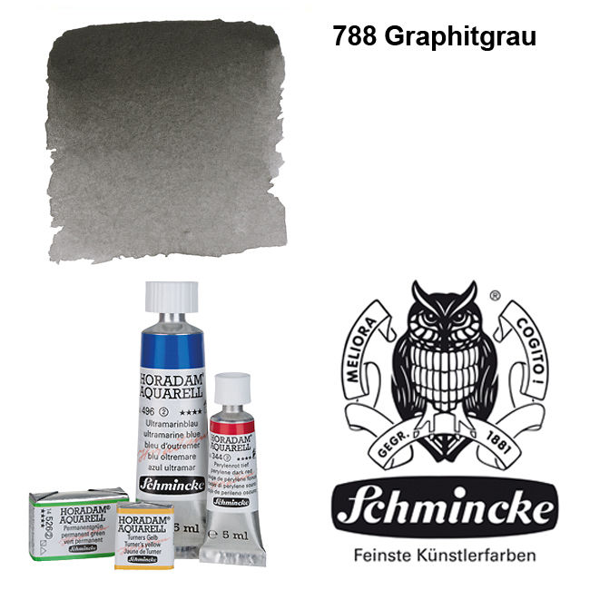 HORADAM AQUARELL, Graphitgrau, Tube 15ml