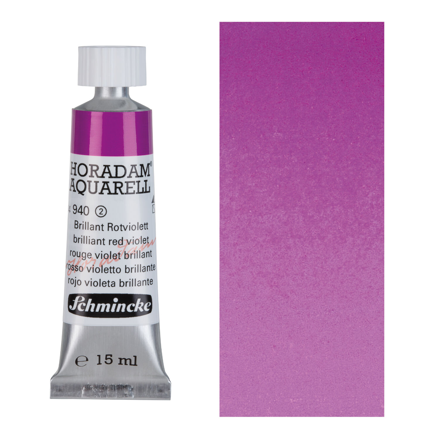 HORADAM AQUARELL, Brillant Rotviolett, Tube 15 ml