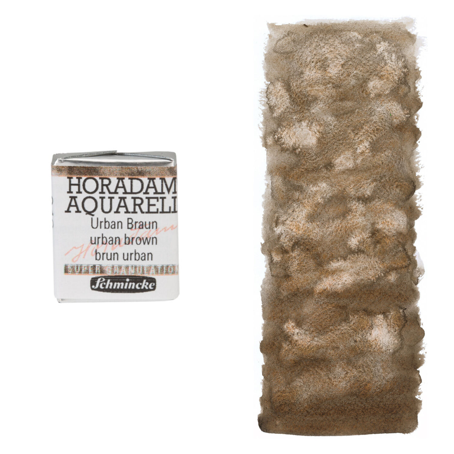 NEU Horadam Aquarell Super Granulation, 1/2 Npfchen, Urban Braun