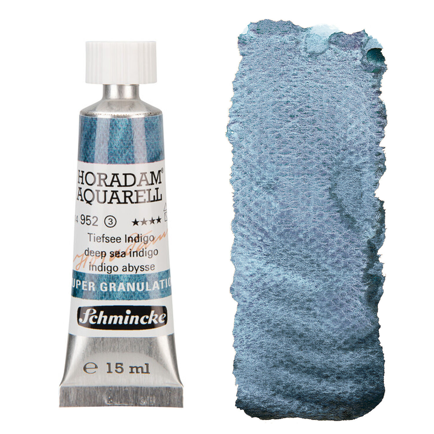 NEU Horadam Aquarell Super Granulation, Tube 15ml, Tiefsee Indigo