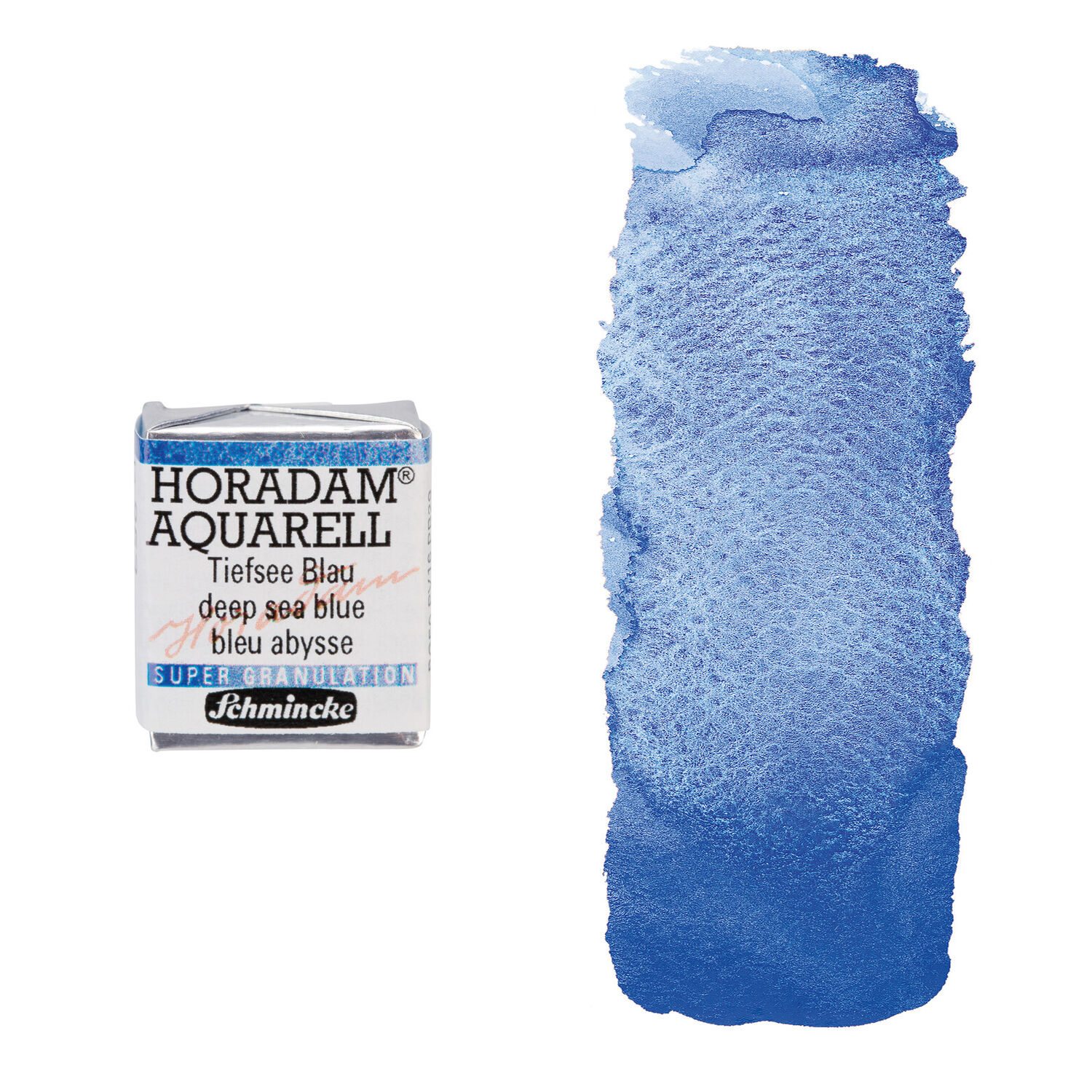 NEU Horadam Aquarell Super Granulation, 1/2 Npfchen, Tiefsee Blau