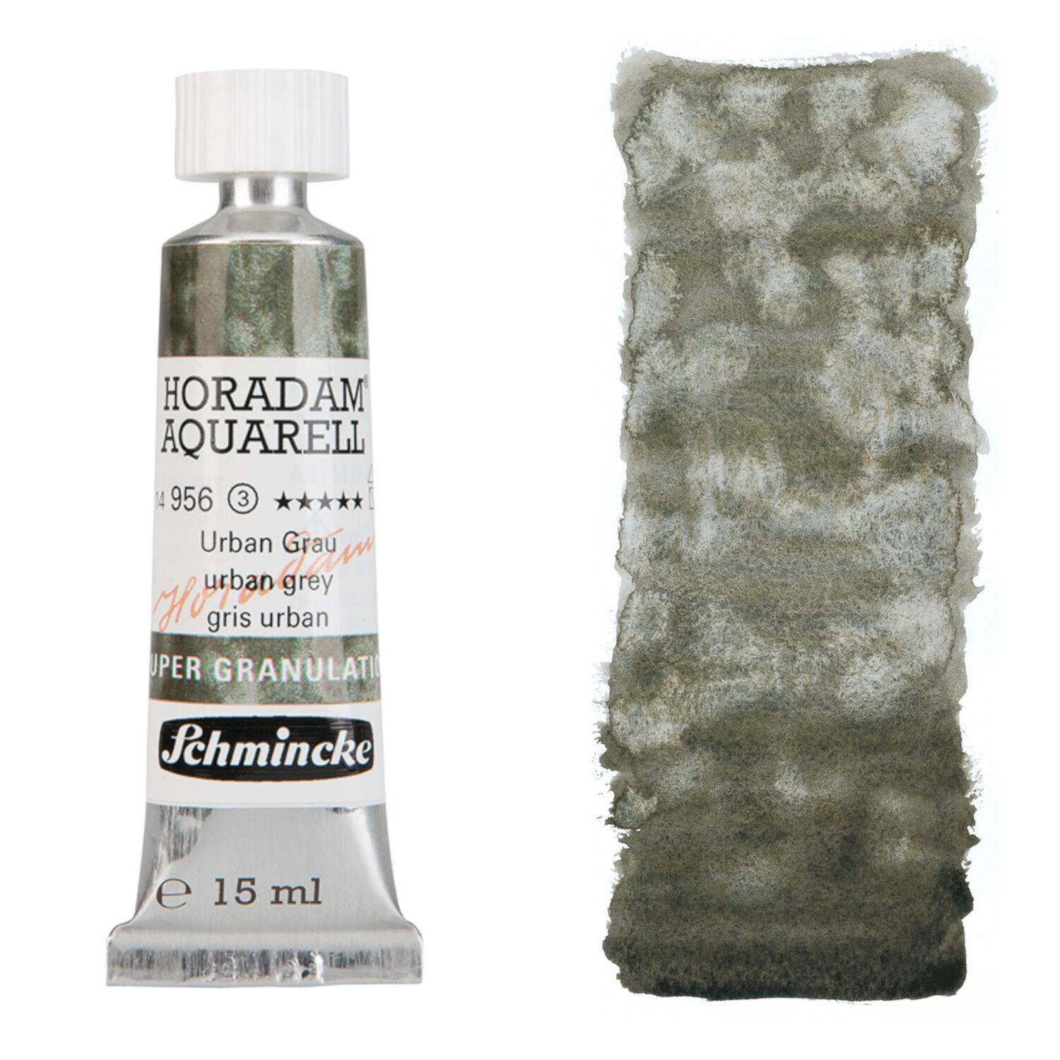 NEU Horadam Aquarell Super Granulation, Tube 15ml, Urban Grau