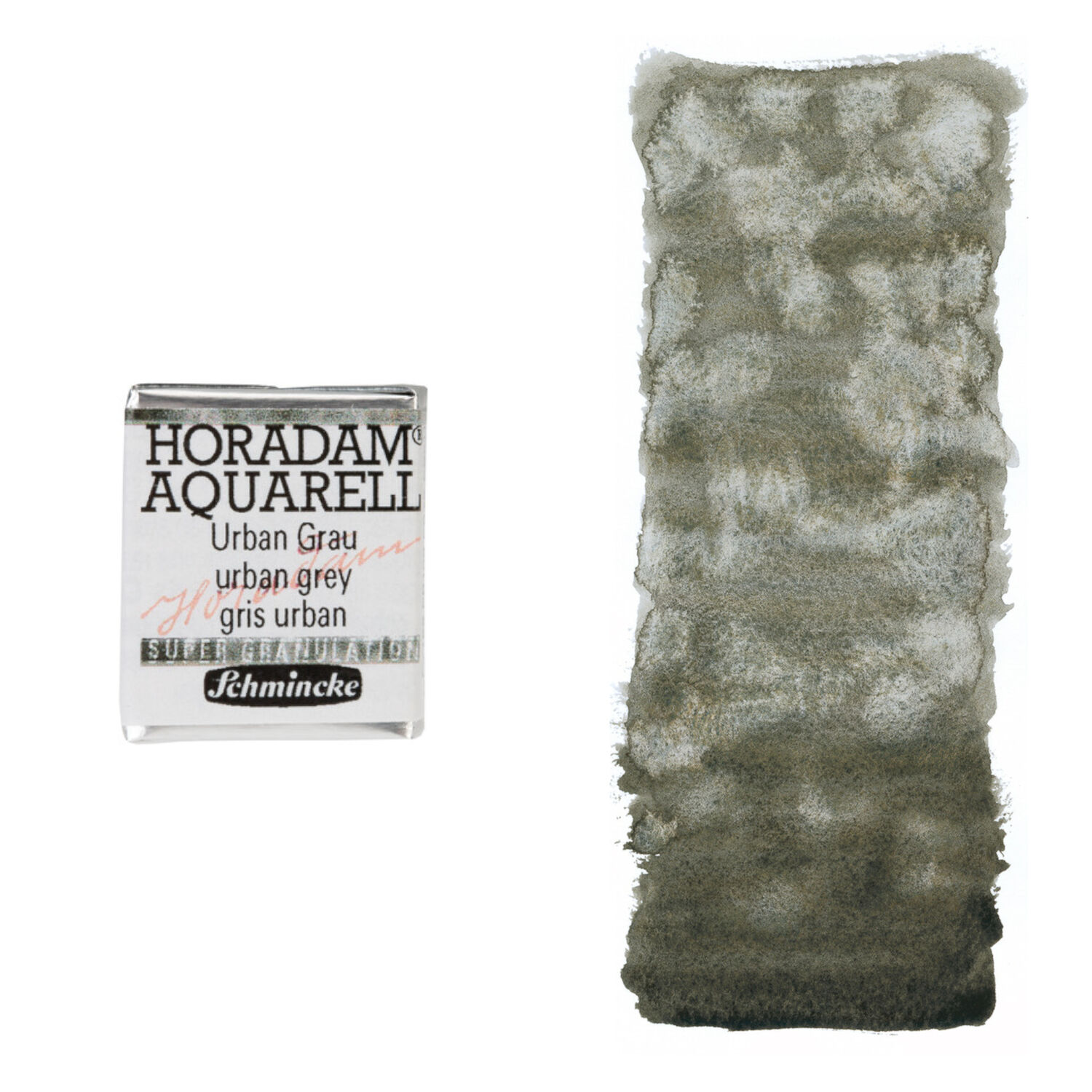 NEU Horadam Aquarell Super Granulation, 1/2 Näpfchen, Urban Grau