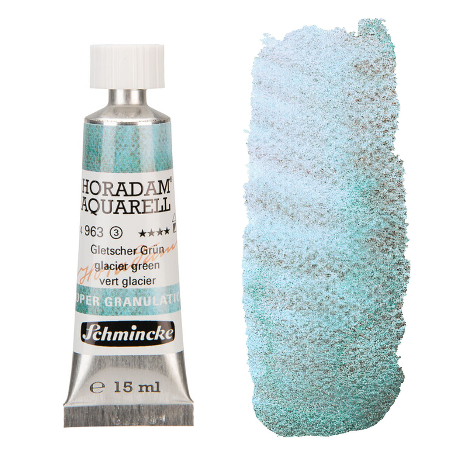 NEU Horadam Aquarell Super Granulation, Tube 15ml, Gletscher Grn