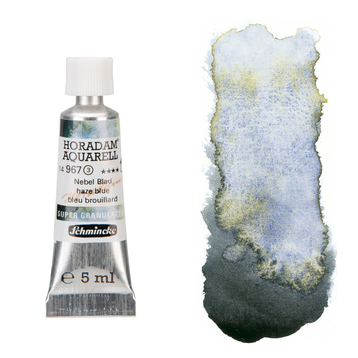 NEU Horadam Aquarell Super Granulation 5 ml, Nebel Blau