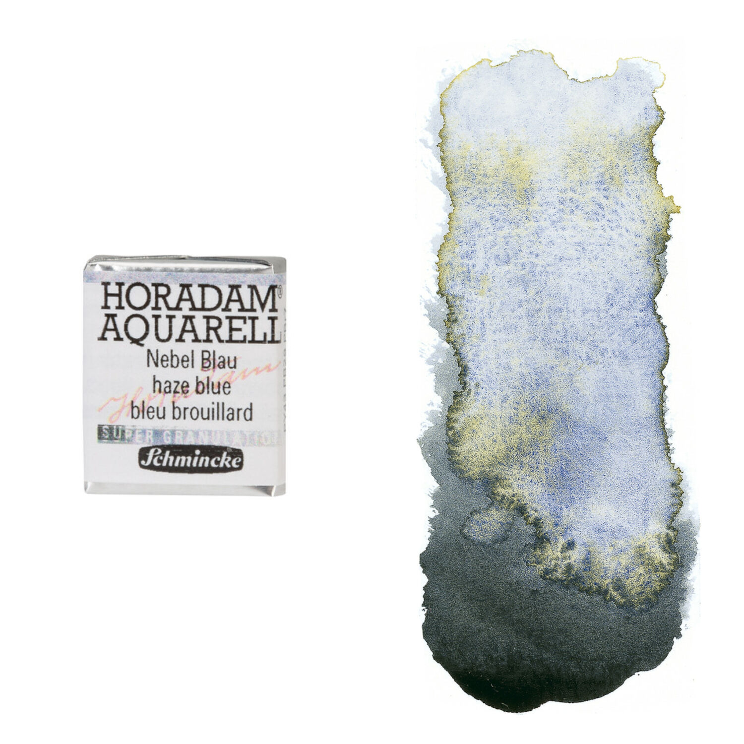NEU Horadam Aquarell Super Granulation, 1/2 Npfchen, Nebel Blau