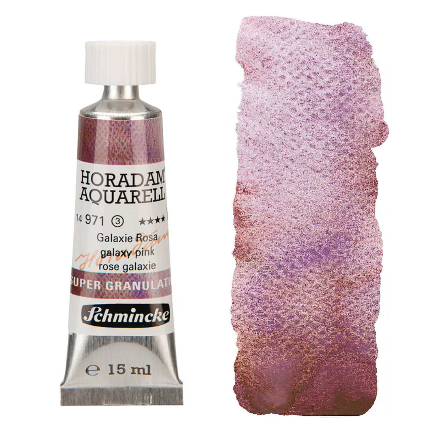 NEU Horadam Aquarell Super Granulation, Tube 15ml, Galaxie Rosa