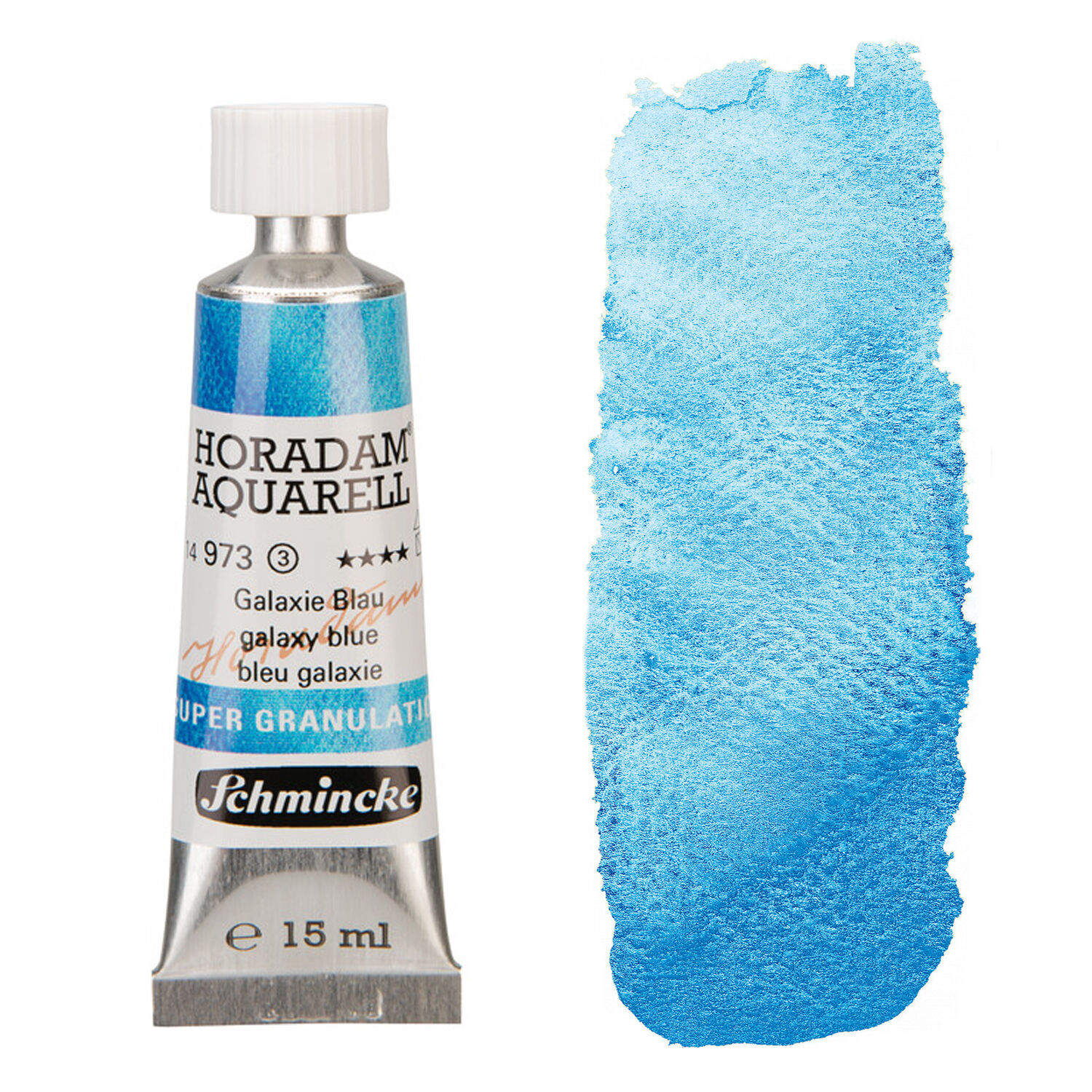 NEU Horadam Aquarell Super Granulation, Tube 15ml, Galaxie Blau