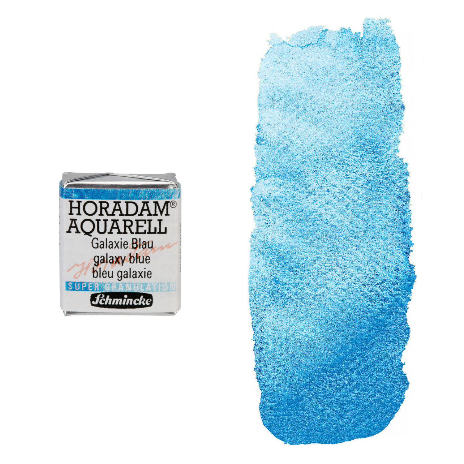 NEU Horadam Aquarell Super Granulation, 1/2 Npfchen, Galaxie Blau