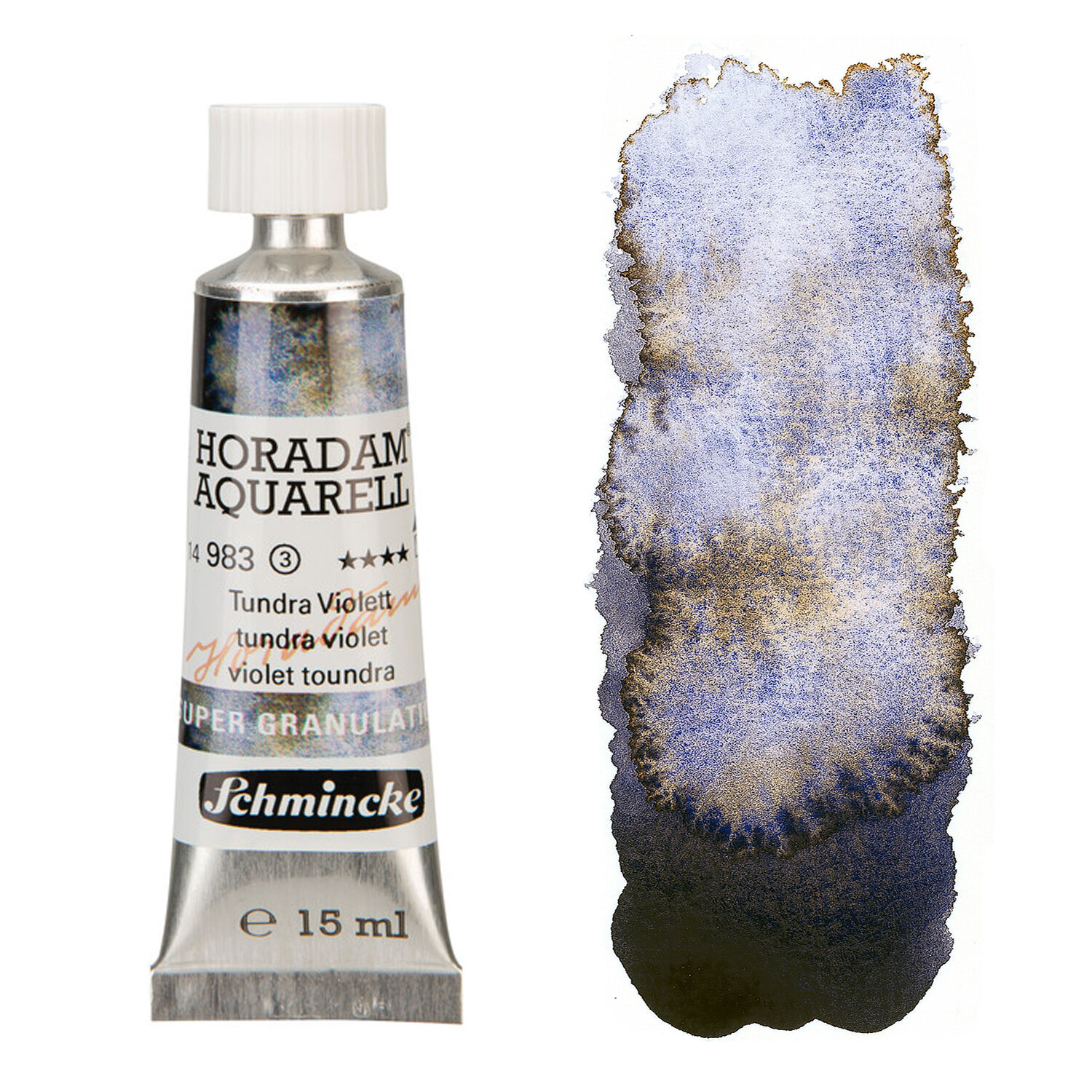 NEU Horadam Aquarell Super Granulation, Tube 15ml, Tundra Violett