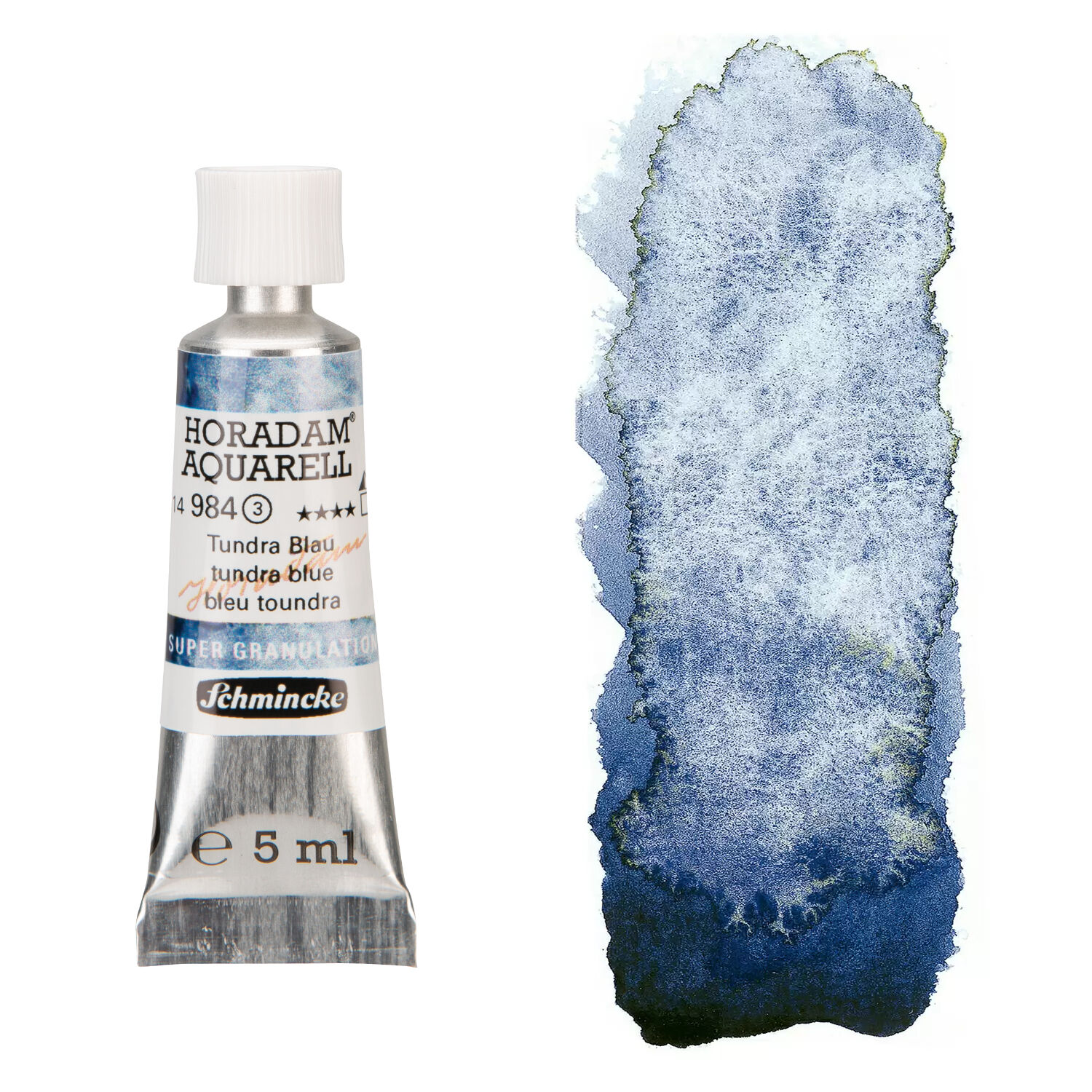 NEU Horadam Aquarell Super Granulation 5 ml, Tundra Blau