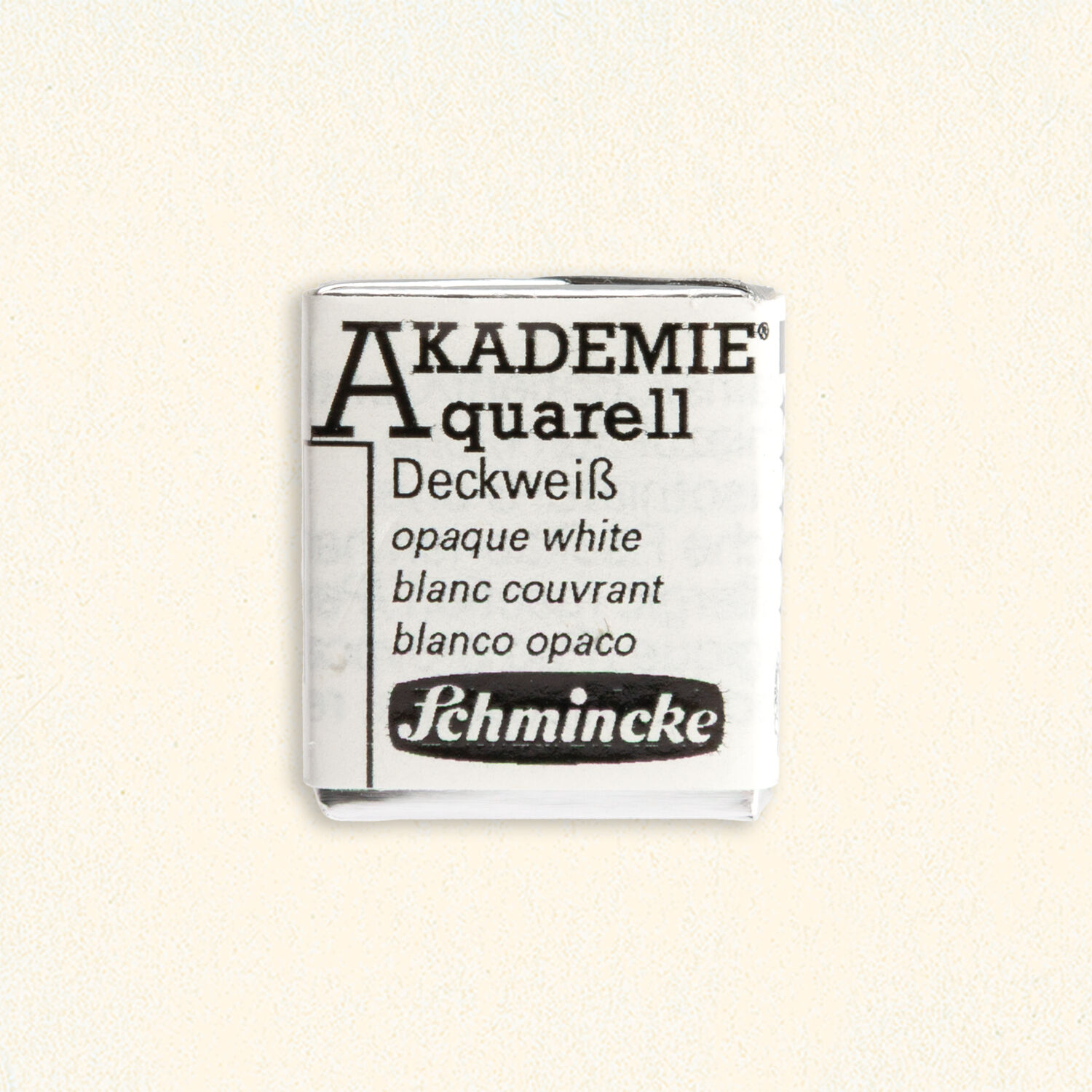 Akademie-Aquarellfarbe 1/2 Napf, Deckwei�