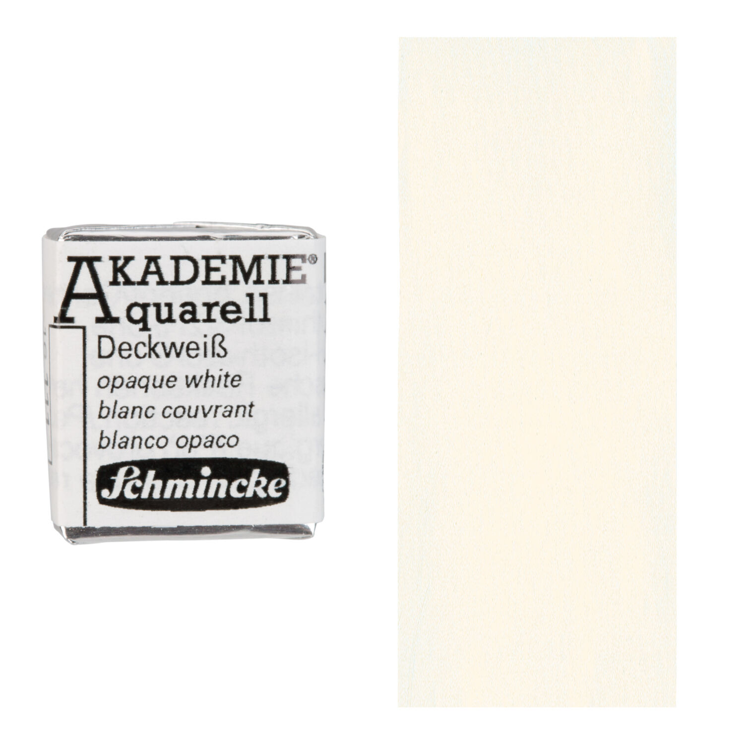 Akademie-Aquarellfarbe 1/2 Napf, Deckwei