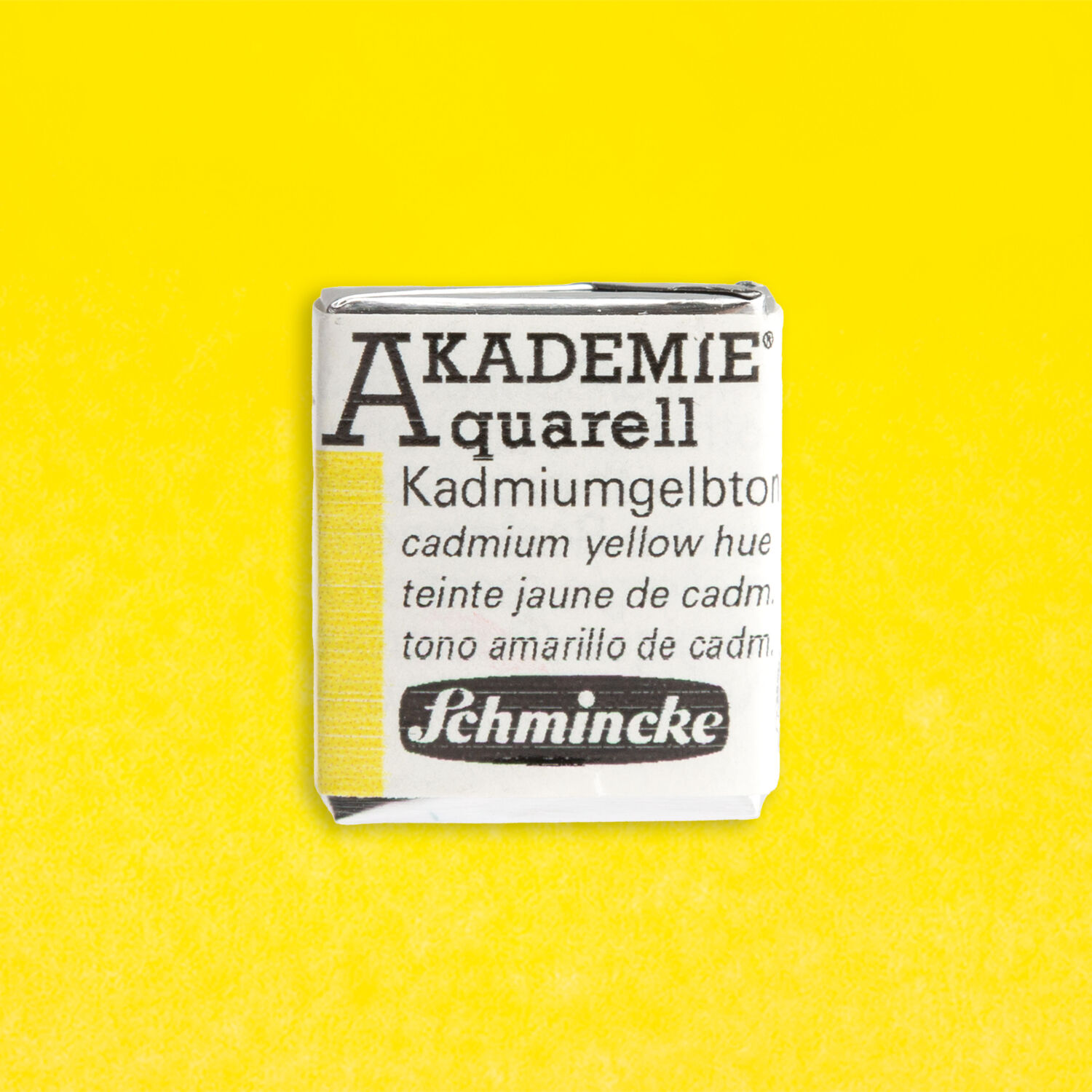 Akademie-Aquarellfarbe 1/2 Napf, Kadmiumgelbton