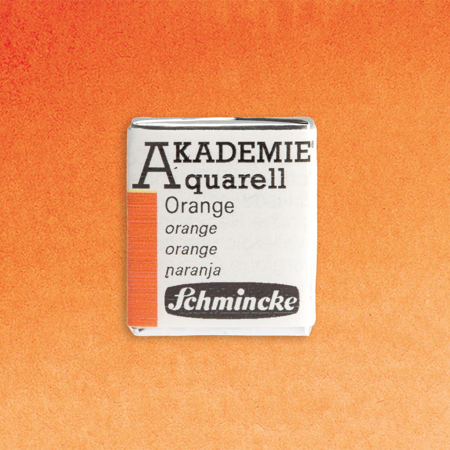 Akademie-Aquarellfarbe 1/2 Napf, Orange