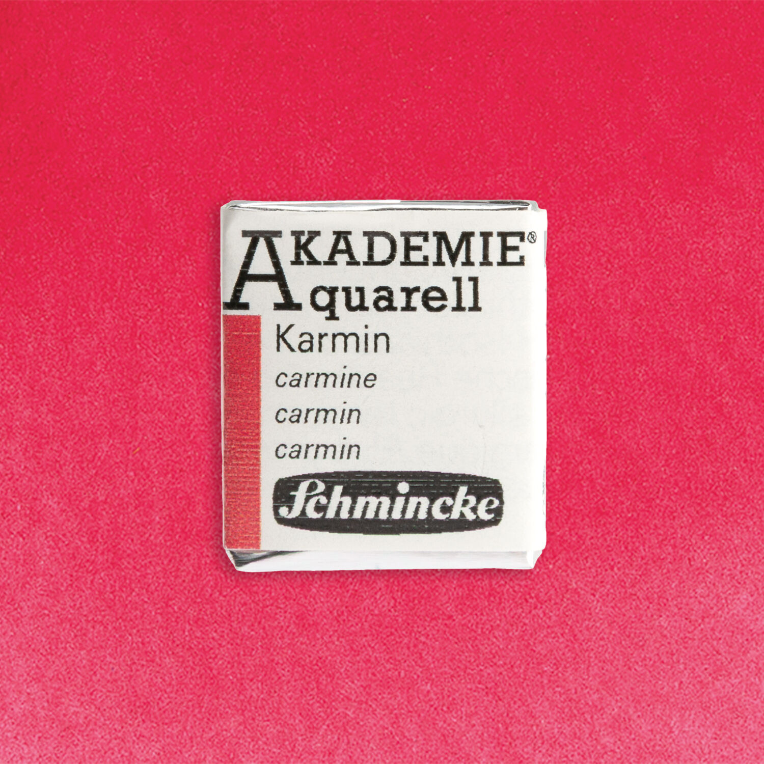 Akademie-Aquarellfarbe 1/2 Napf, Karmin