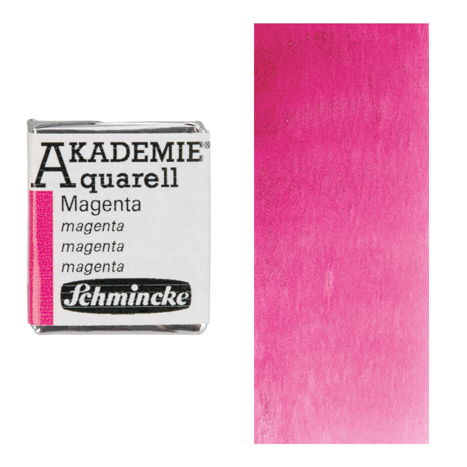 Akademie-Aquarellfarbe 1/2 Napf, Magenta