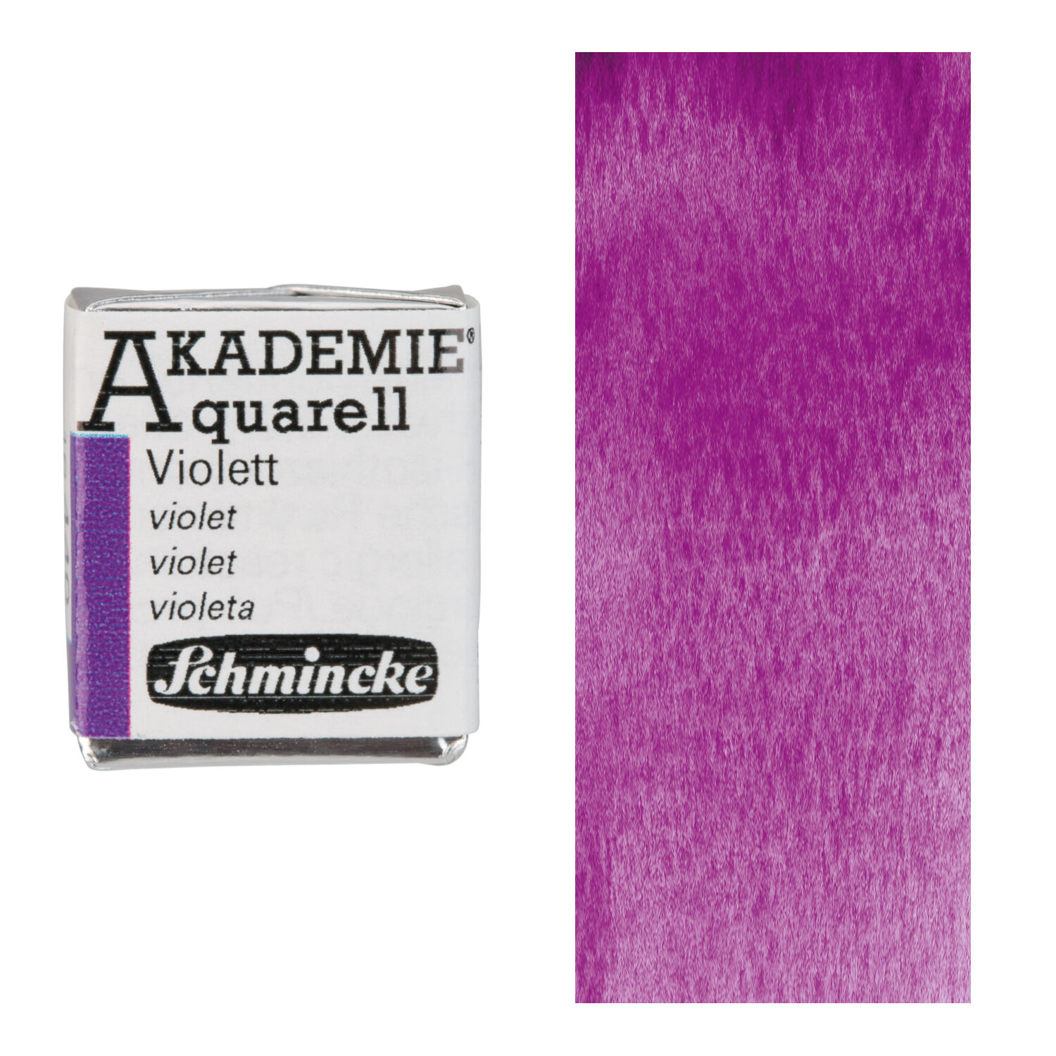 Akademie-Aquarellfarbe 1/2 Napf, Violett