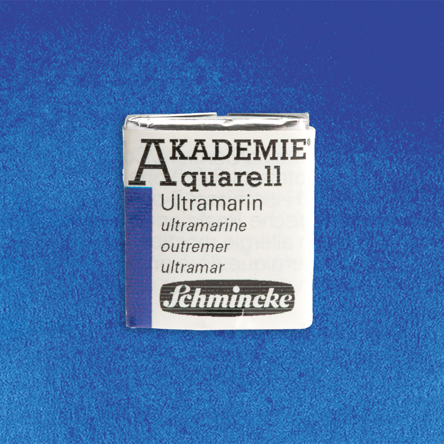 Akademie-Aquarellfarbe 1/2 Napf, Ultramarin