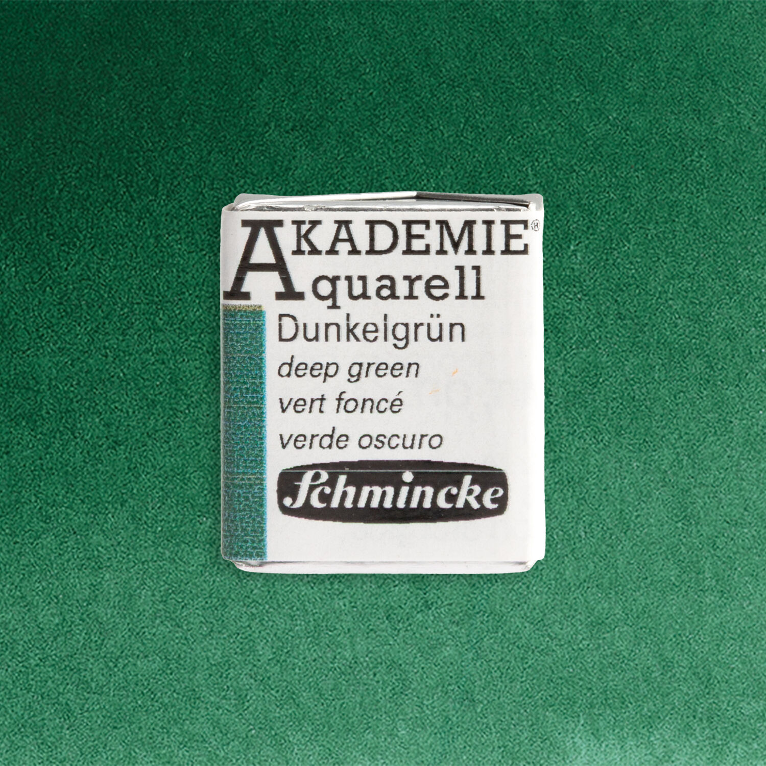 Akademie-Aquarellfarbe 1/2 Napf, Dunkelgr�n