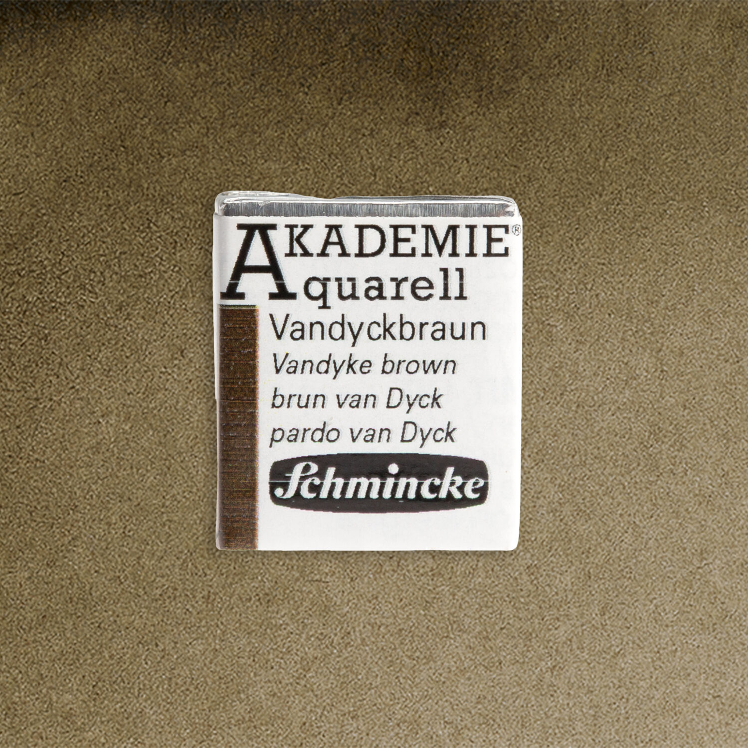 Akademie-Aquarellfarbe 1/2 Napf, Vandyckbraun