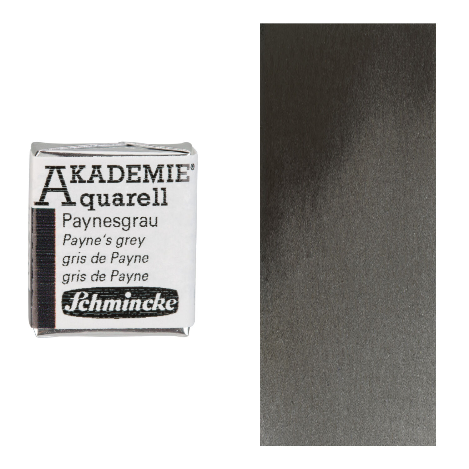 Akademie-Aquarellfarbe 1/2 Napf, Paynesgrau