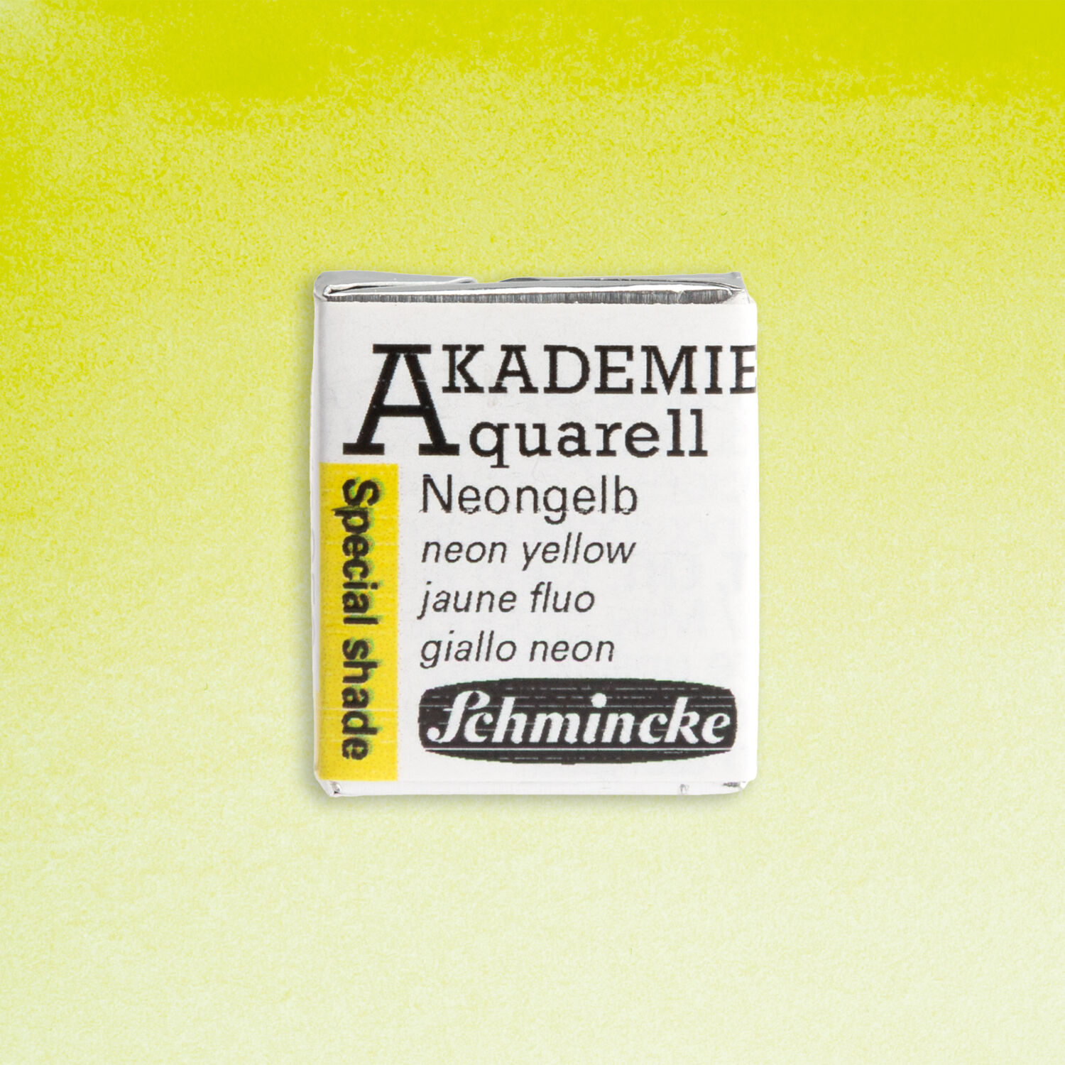 Akademie-Aquarellfarbe 1/2 Napf, Neongelb
