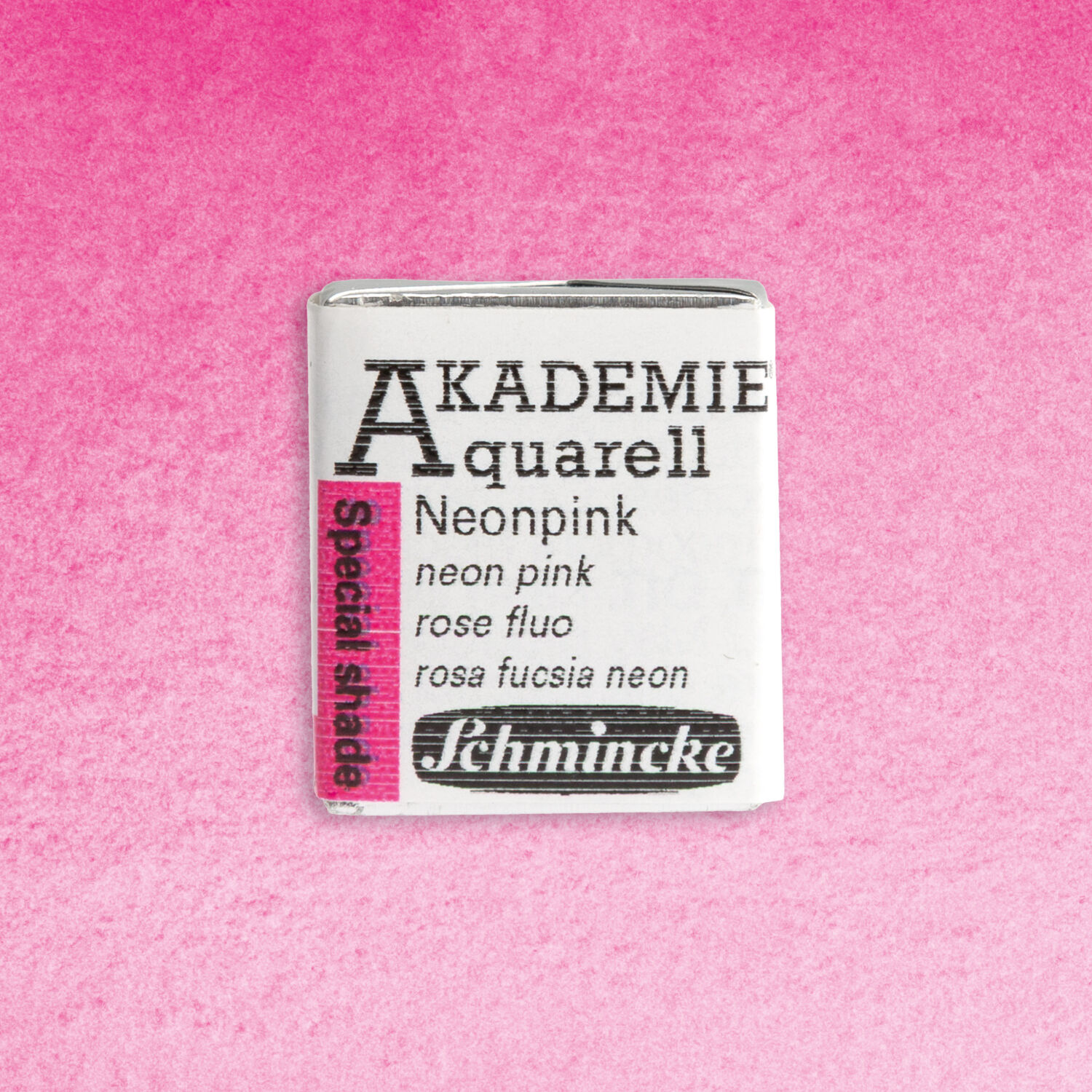 Akademie-Aquarellfarbe 1/2 Napf, Neonpink