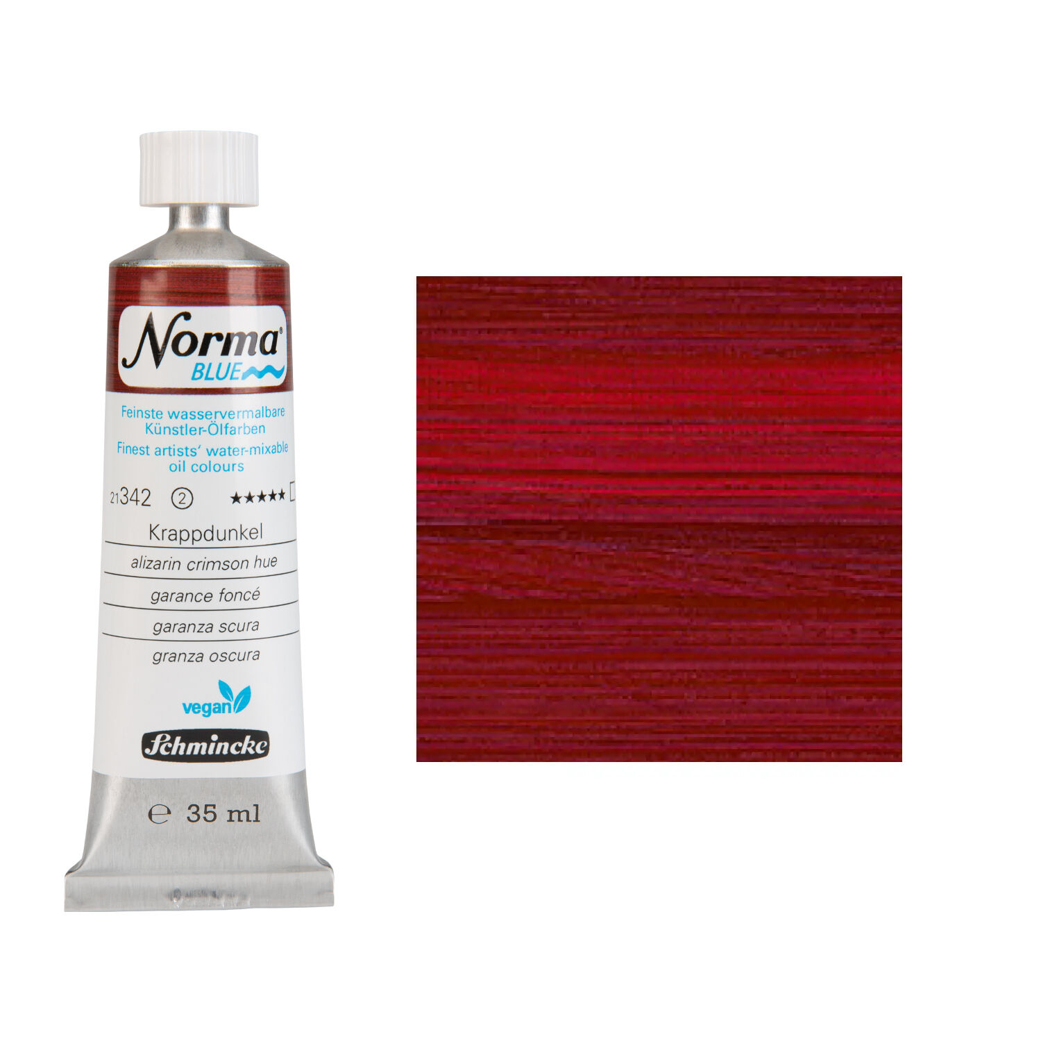 NEU Schmincke Norma BLUE, wasservermalbare lfarbe, 35 ml, Krappdunkel