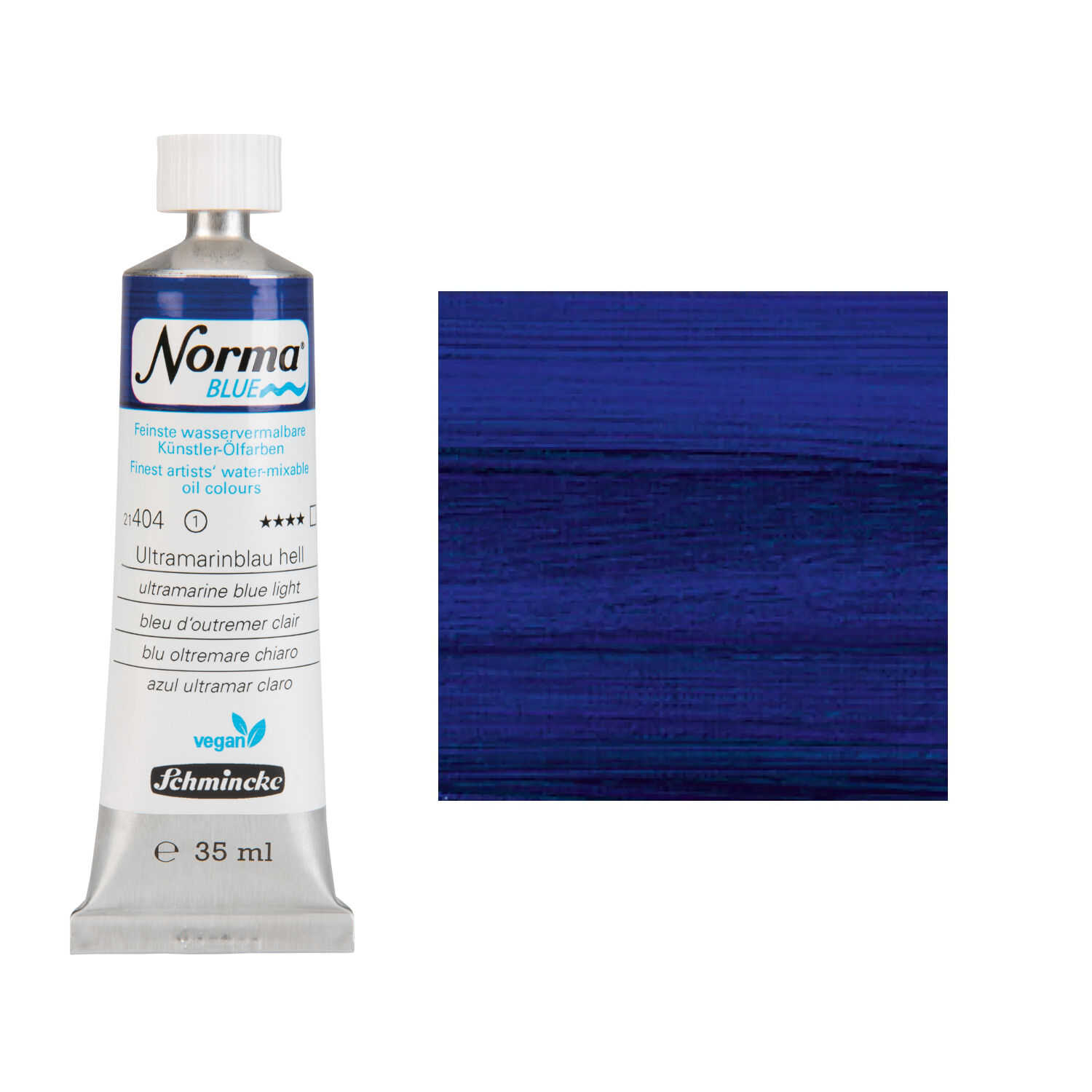 NEU Schmincke Norma BLUE, wasservermalbare lfarbe, 35 ml, Ultramarinblau hell