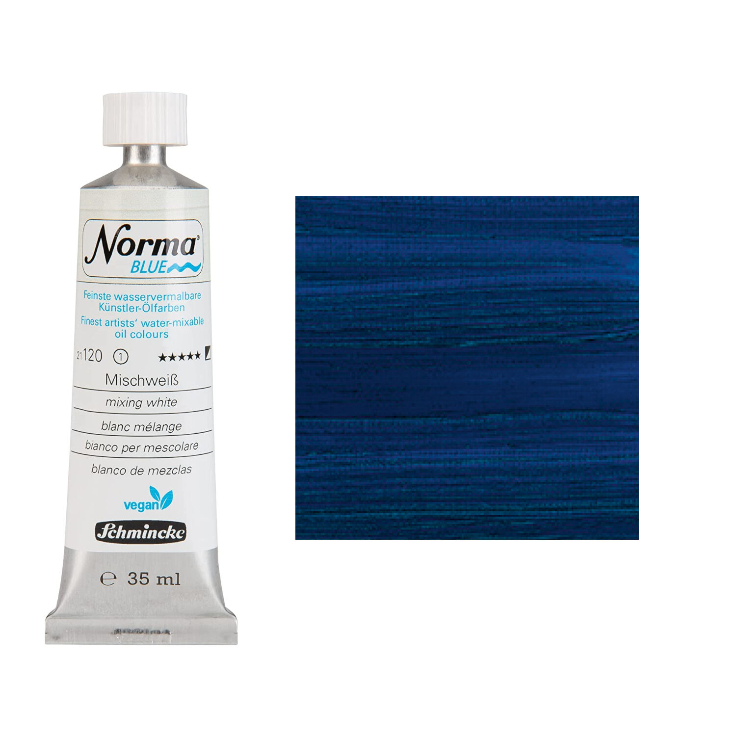 NEU Schmincke Norma BLUE, wasservermalbare lfarbe, 35 ml, Phthaloblau