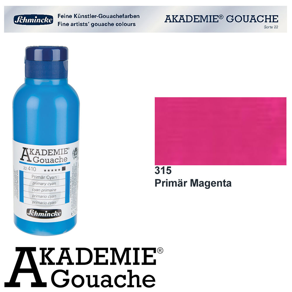 Schmincke Akademie Gouache, 250ml Pr. Magenta