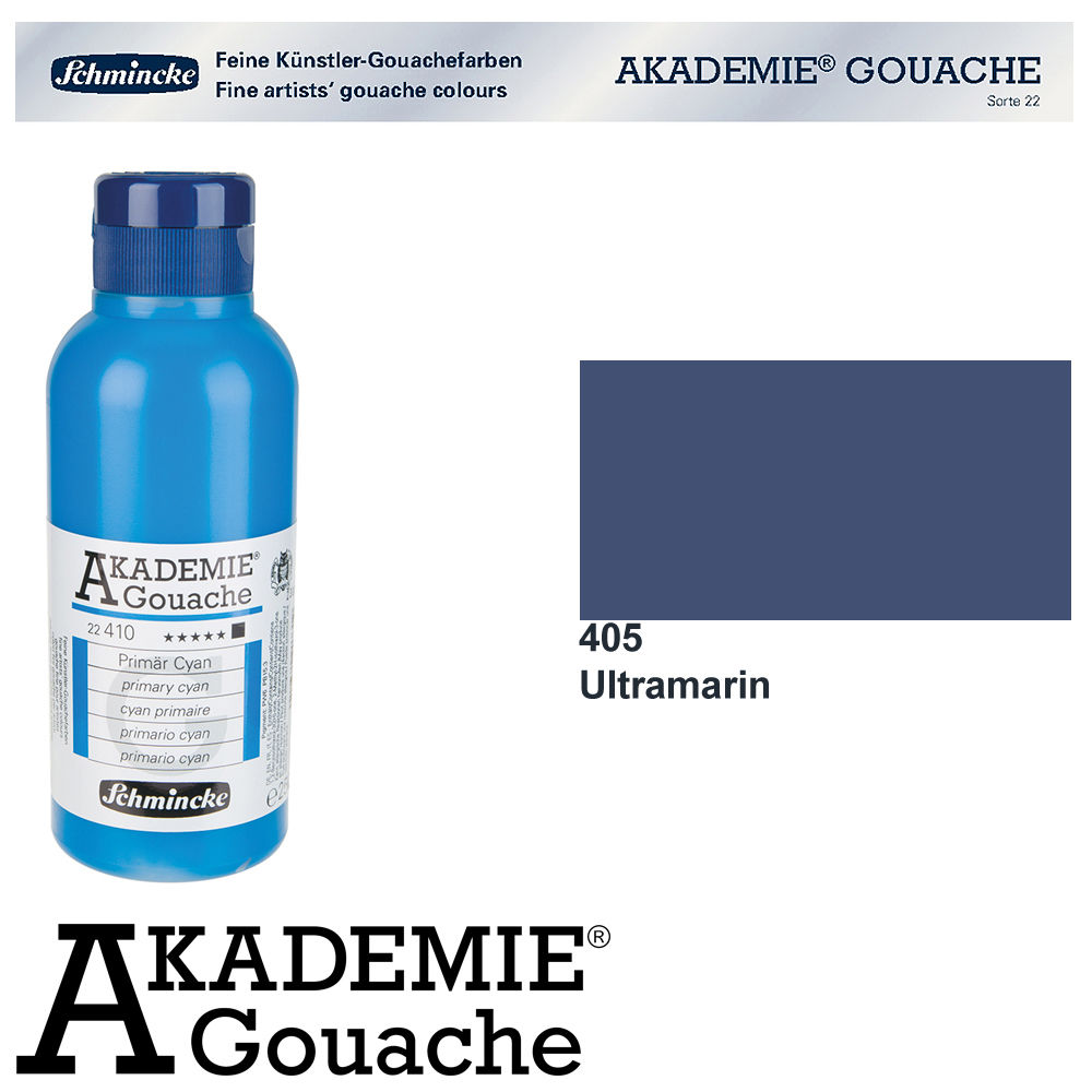 Schmincke Akademie Gouache, 250ml Ultramarin