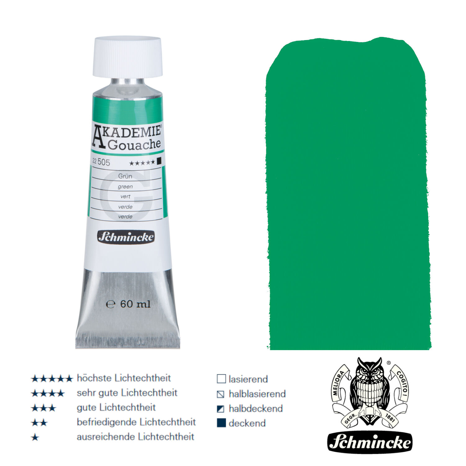 Schmincke Akademie Gouache, 60ml, Grn