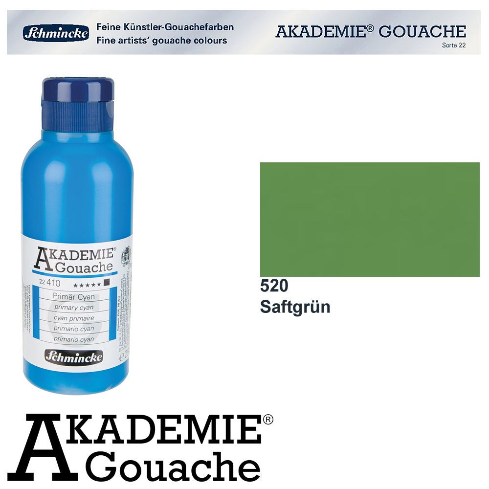 Schmincke Akademie Gouache, 250ml Saftgrün