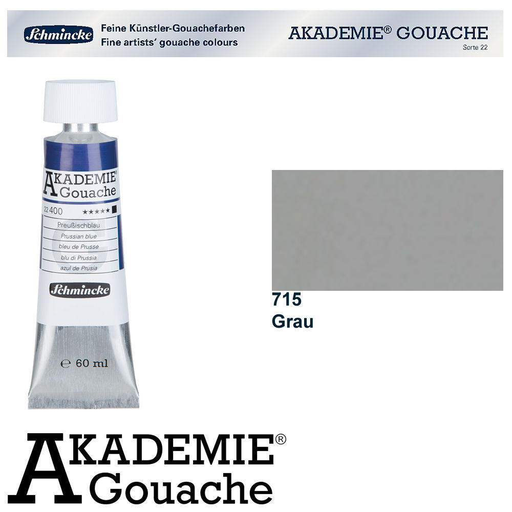 Schmincke Akademie Gouache, 60ml Grau
