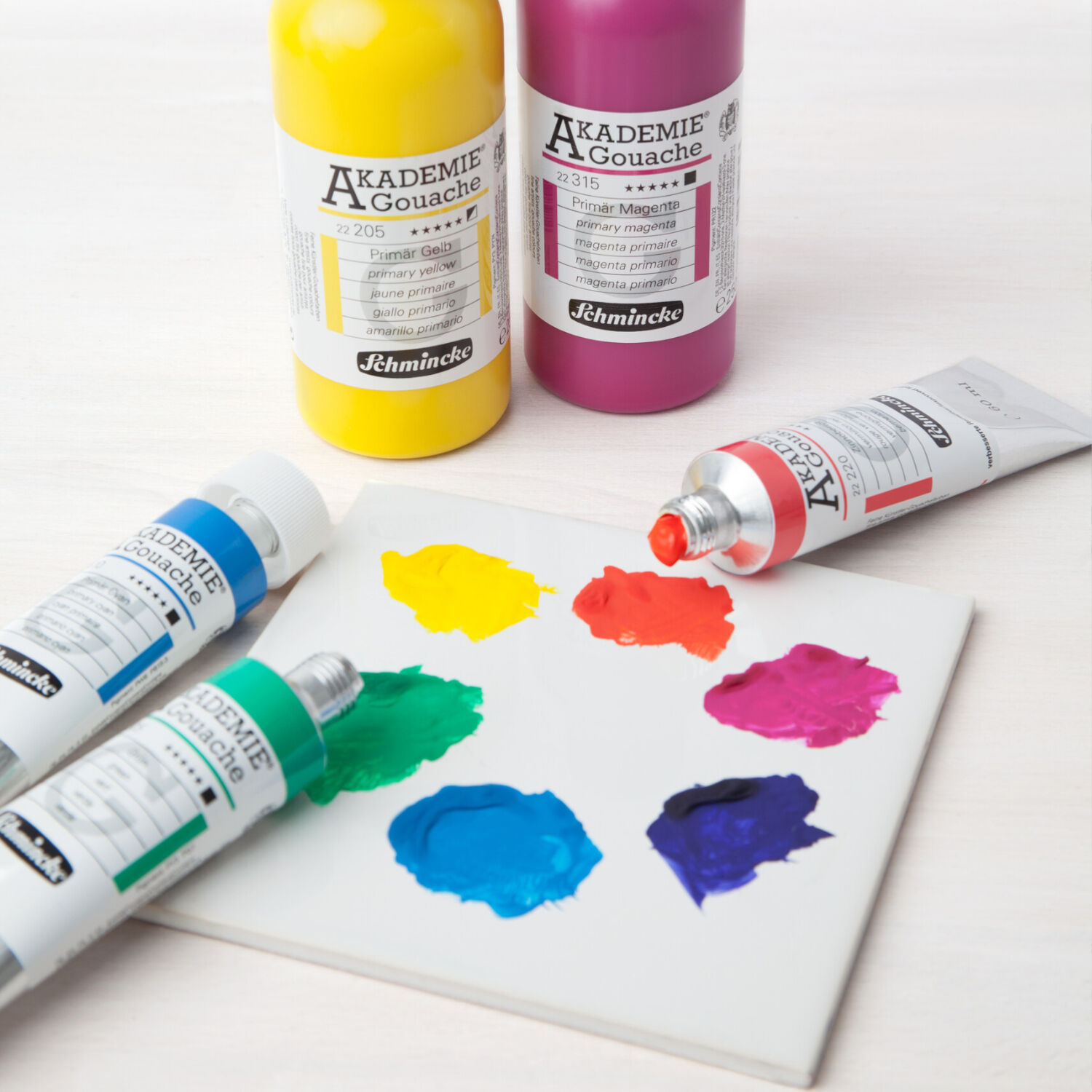 Schmincke Akademie Gouache, 60ml, Zitrongelb Bild 4
