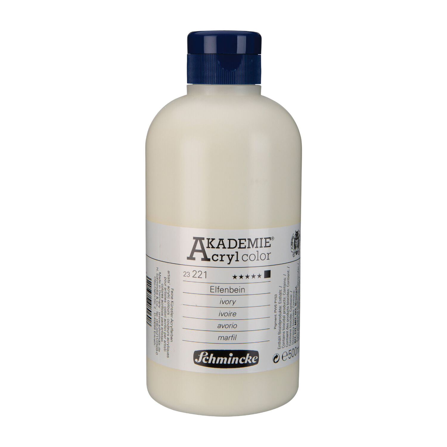Akademie-Acryl 500ml, Elfenbein