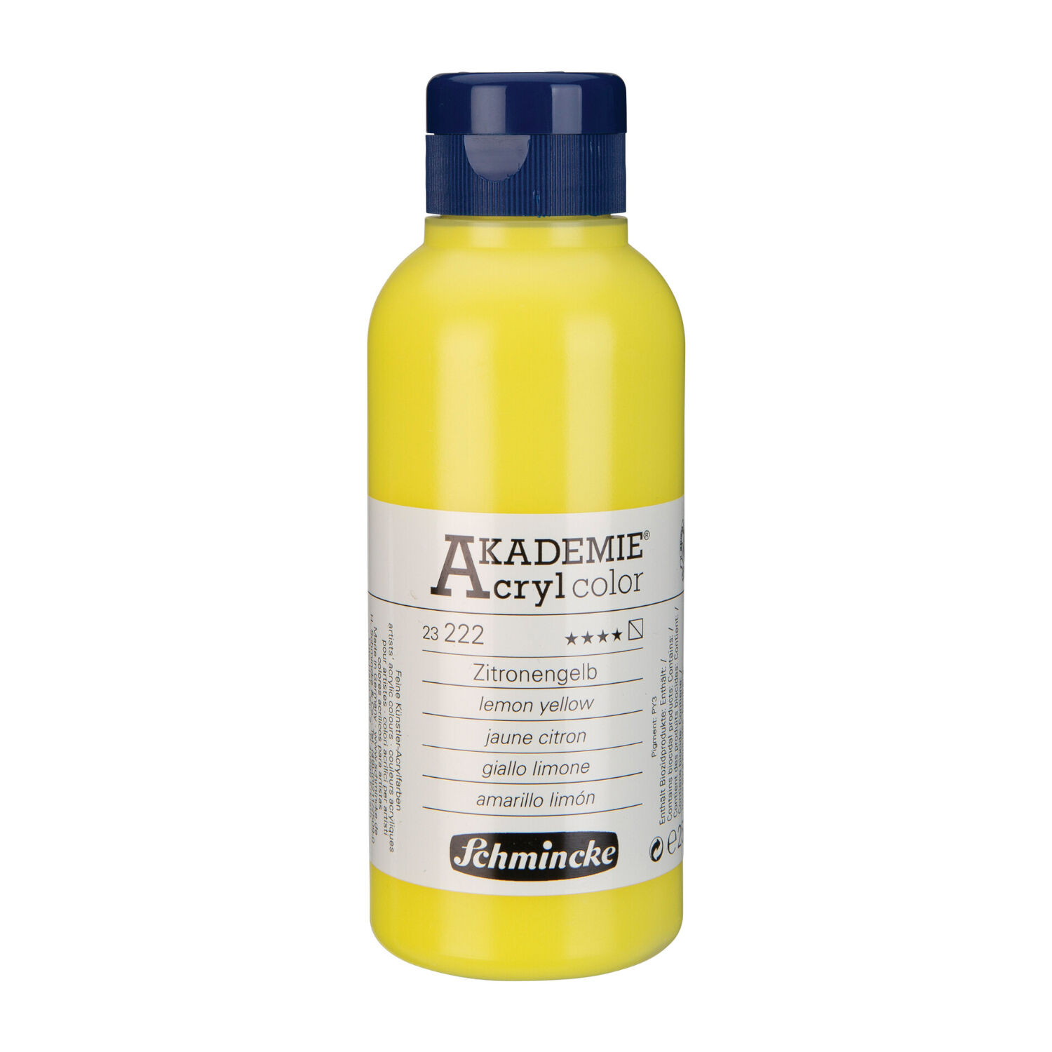 Akademie-Acryl 250ml, Zitronengelb