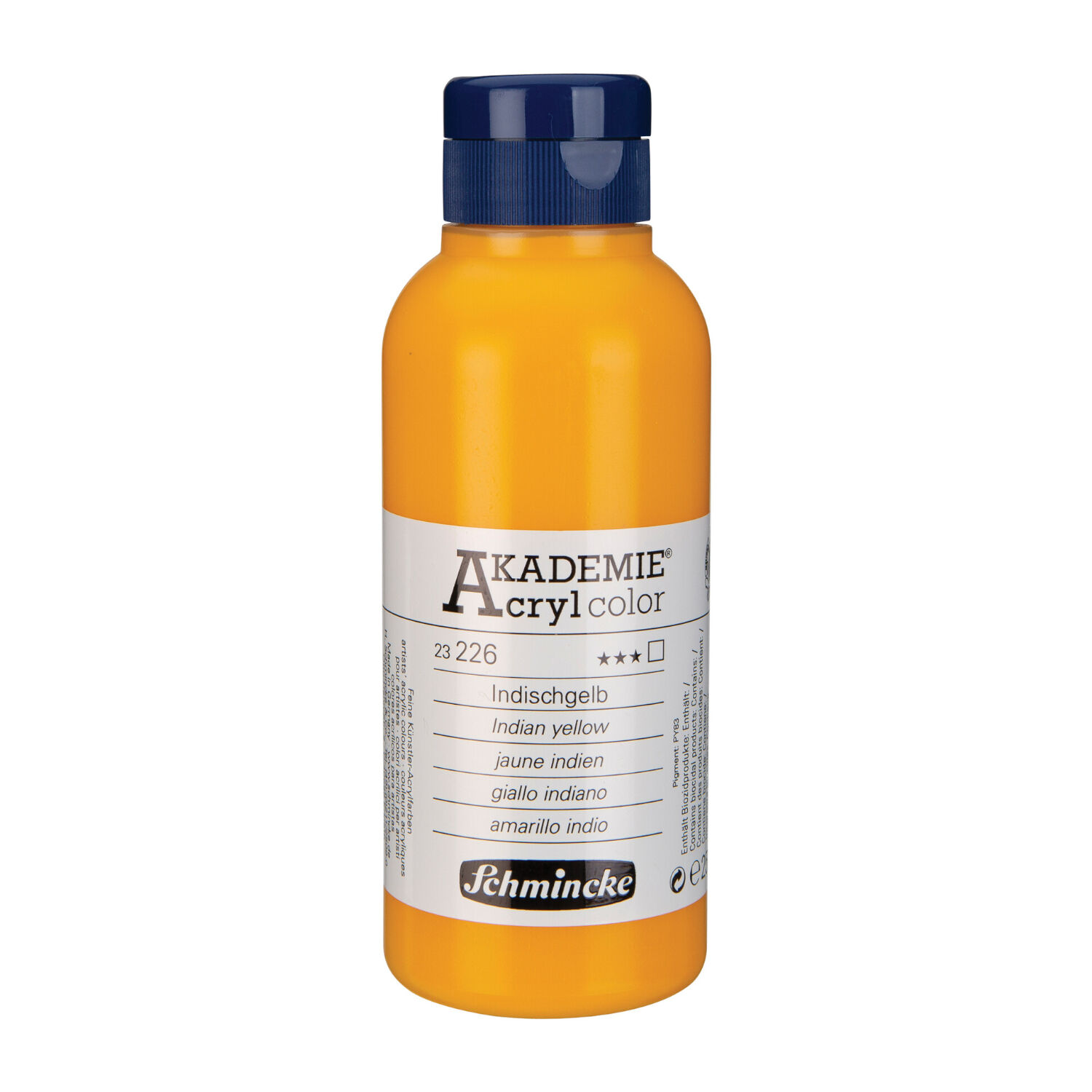 Akademie-Acryl 250ml, Indischgelb