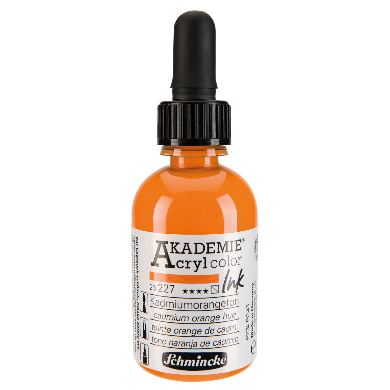 Schmincke Acryl Color Ink 50ml, Kadmiumorange