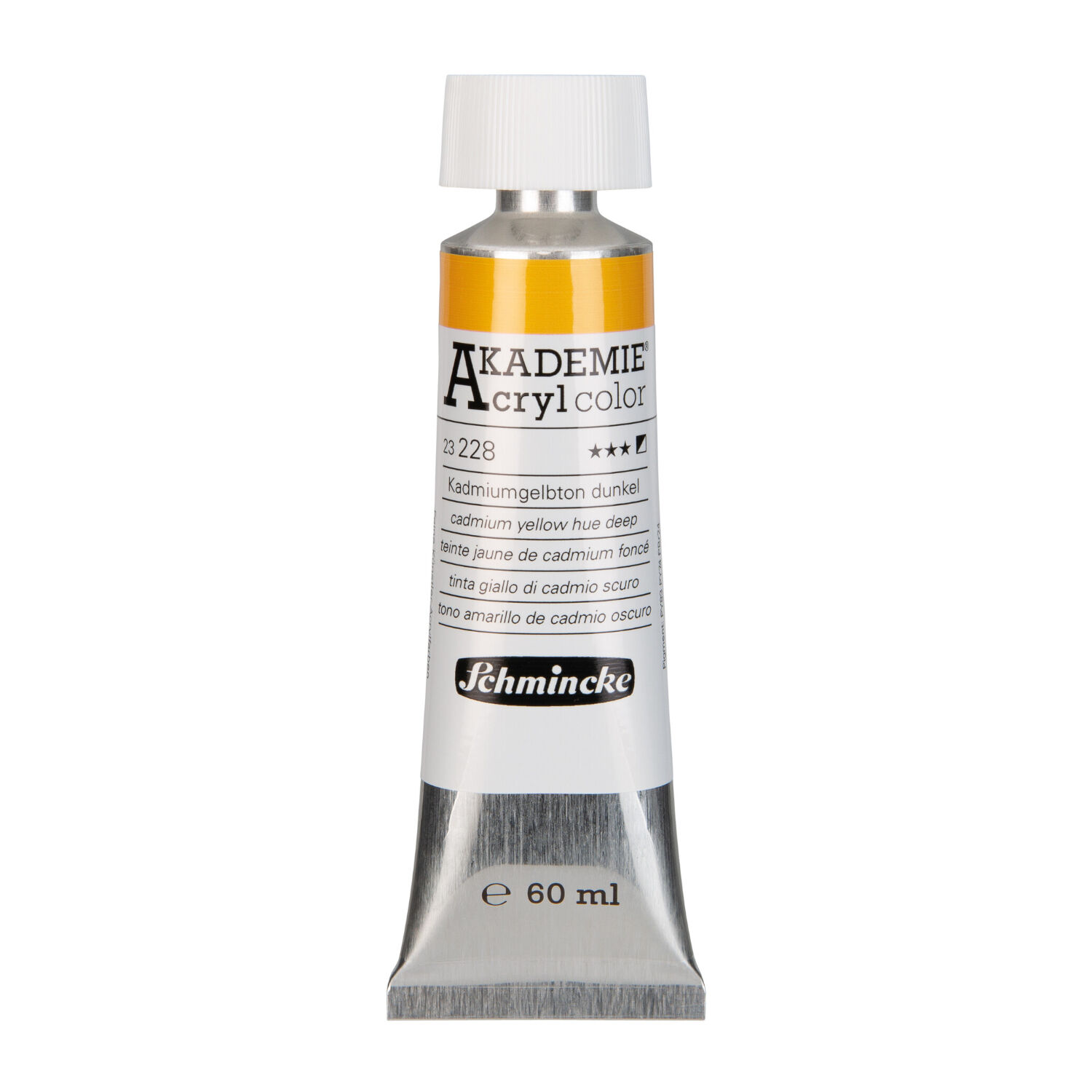 Akademie-Acryl 60ml, Kadmiumgelbton dunkel