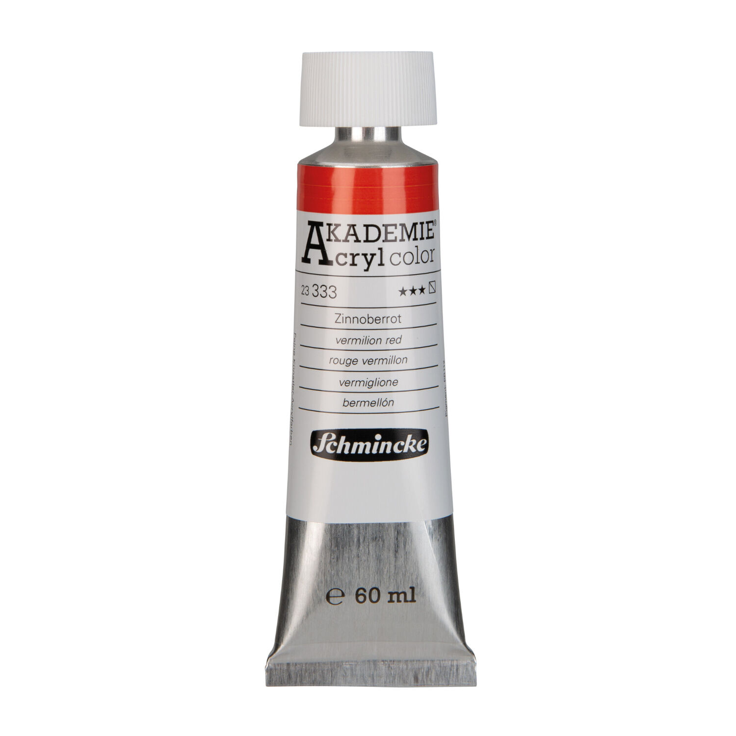 Akademie-Acryl 60ml, Zinnoberrot