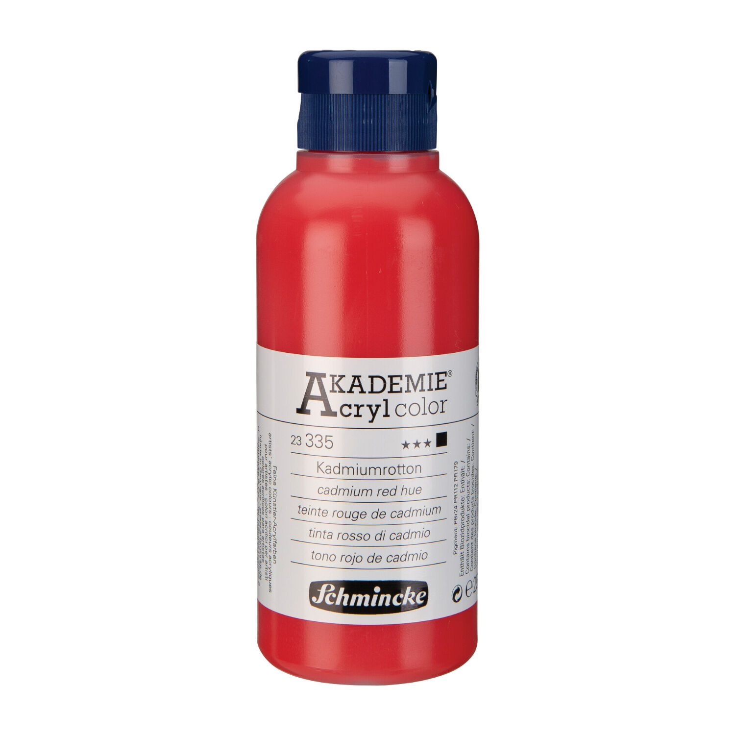 Akademie-Acryl 250ml, Kadmiumrotton