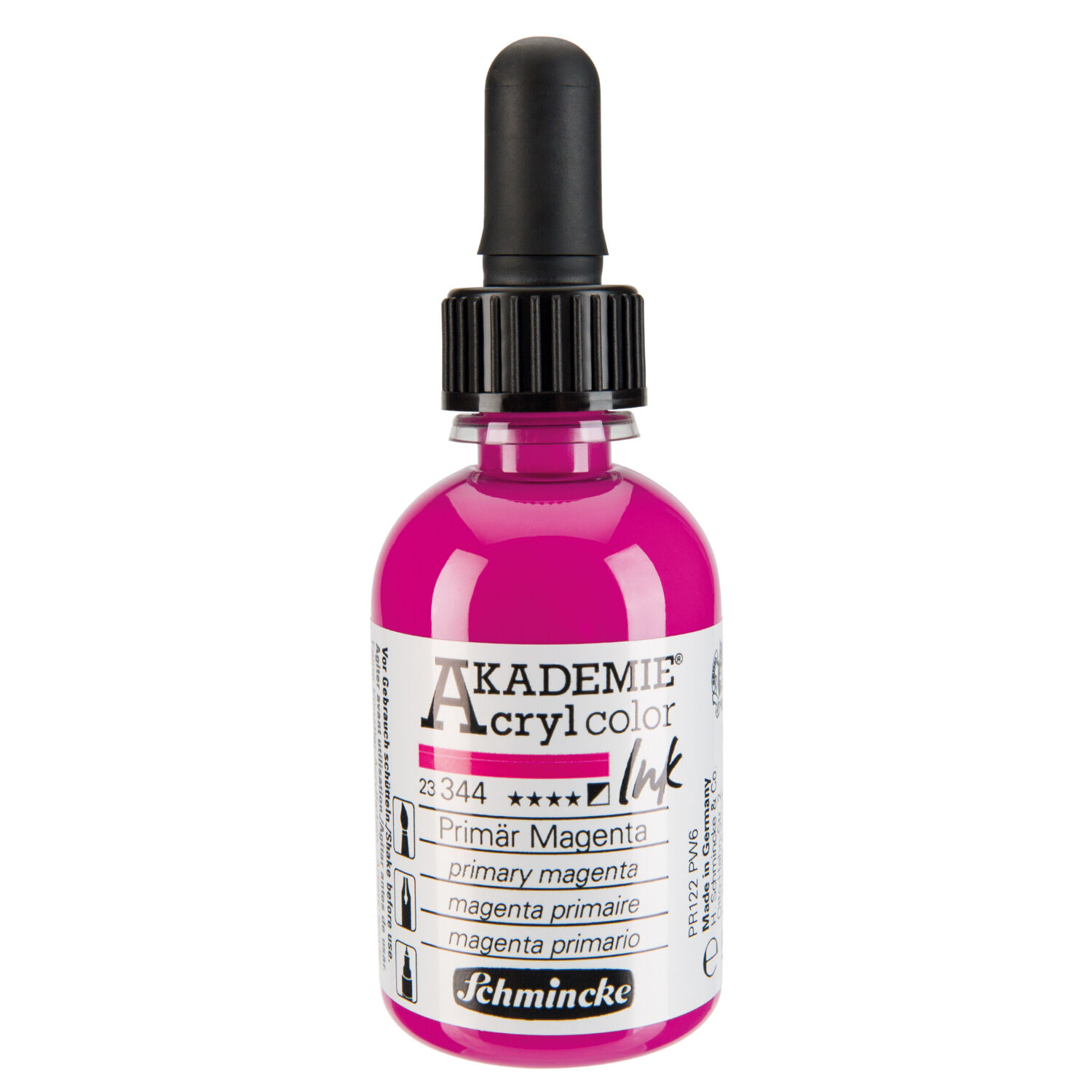 Schmincke Acryl Color Ink 50ml, Primrmagenta