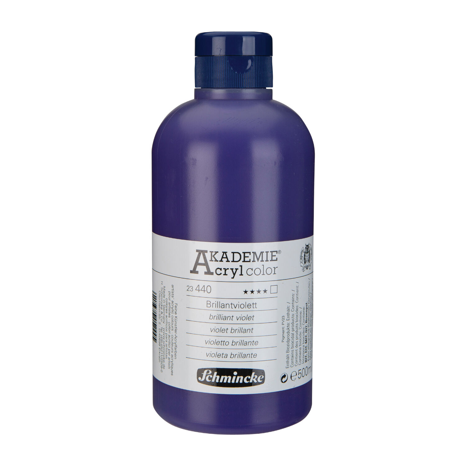 Akademie-Acryl 500ml, Brillantviolett